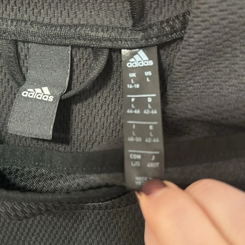 Adidas hoodie team issue badge of sport size large